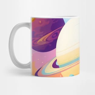 Celestial Odyssey - Embark on a Journey Among the Planets Mug